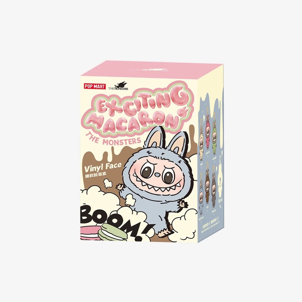 Pop Mart The Monsters Exciting Macaron Labubu Vinyl Blind Box Pendant Keychain